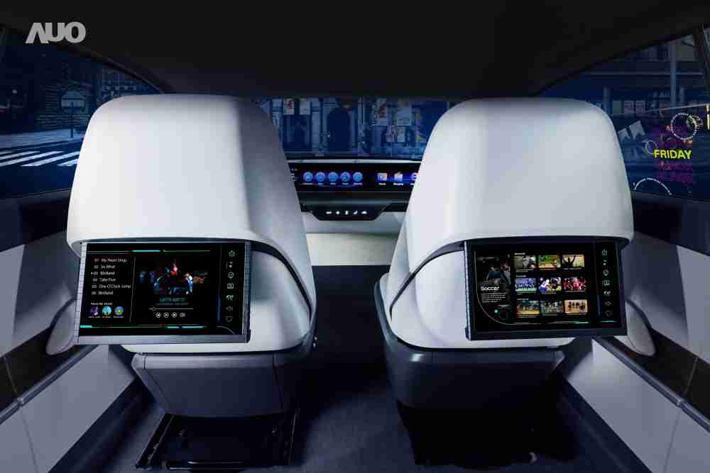 OBPay新一代Smart Cockpit 2024，，，以Micro LED先进显示技术优势，，，创建〝可卷式后座娱乐显示器〞，，，，仅在互动时才显示出所需画面及信息，，，，扩充更丰富的娱乐和交互信息服务，，，获国际奖项荣耀