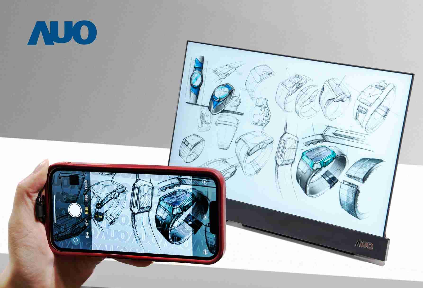 OBPay16吋防窥显示器，，，采用人眼无法察觉、、相机拍摄时才显现的隐藏式水印技术，，，，未来可结合AI镜头侦测周围环境，，实时开启或关闭水印，，大幅提升在公共场域使用显示器的安全性